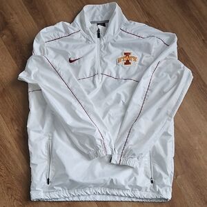 Nike White Windbreaker Jacket